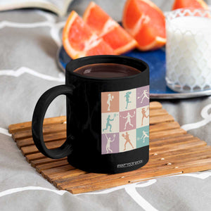 Tennis Lover Colorful Pastel Grid Sports Fan Gift Coffee Mug TS12 Print Your Wear