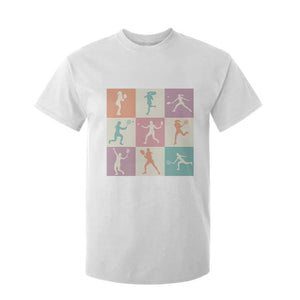 Tennis Lover Colorful Pastel Grid Sports Fan Gift T Shirt For Kid TS12 White Print Your Wear