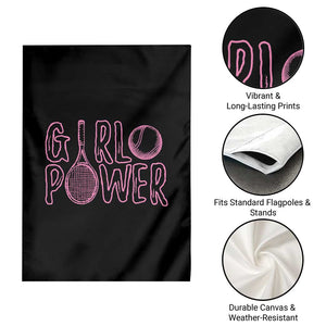 Girl Power Tennis Gift Garden Flag Feminist Sports Gift TS12 Print Your Wear