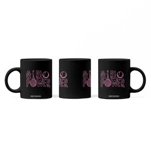 Girl Power Tennis Gift Coffee Mug Feminist Sports Gift TS12 Print Your Wear