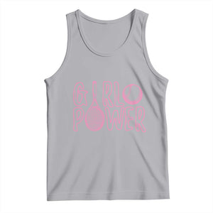 Girl Power Tennis Gift Tank Top Feminist Sports Gift TS12 Athletic Heather Print Your Wear