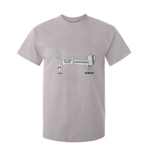 Funny Pickleball Tennis Racket T Shirt For Kid I Am Your Pickle Father TS12 Ice Gray Print Your Wear
