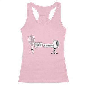 Funny Pickleball Tennis Racket Racerback Tank Top I Am Your Pickle Father TS12 Light Pink Print Your Wear