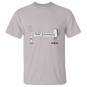 Funny Pickleball Tennis Racket T Shirt I Am Your Pickle Father TS12 Ice Gray Print Your Wear