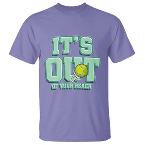 Funny Tennis Player Gift T Shirt It Is Out Of Your Reach TS12 Violet Print Your Wear