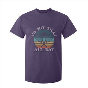 Id Hit That All Day T Shirt For Kid Funny Tennis Player Gift TS12 Purple Print Your Wear