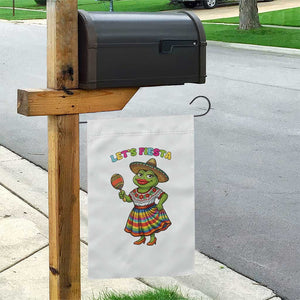 Funny Cinco De Mayo Sexy Frog Garden Flag Lets Fiesta TS12 Print Your Wear