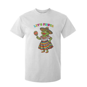 Funny Cinco De Mayo Sexy Frog T Shirt For Kid Lets Fiesta TS12 White Print Your Wear