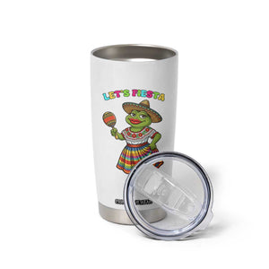 Funny Cinco De Mayo Sexy Frog Tumbler Cup Lets Fiesta TS12 Print Your Wear