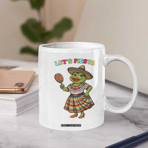 Funny Cinco De Mayo Sexy Frog Coffee Mug Lets Fiesta TS12 Print Your Wear