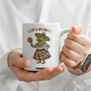 Funny Cinco De Mayo Sexy Frog Coffee Mug Lets Fiesta TS12 Print Your Wear