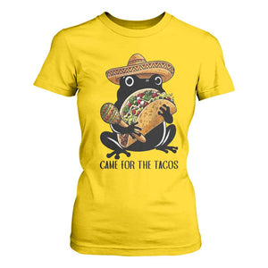 Grumpy Frog Cinco De Mayo T Shirt For Women Came For The Tacos TS12 Daisy Print Your Wear