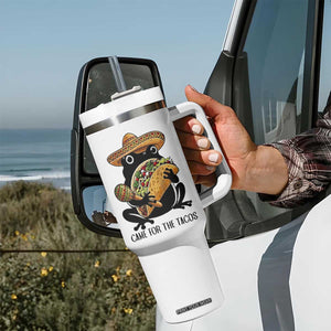 Grumpy Frog Cinco De Mayo Tumbler With Handle Came For The Tacos TS12 Print Your Wear