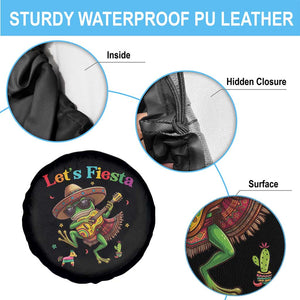 Funny Cinco De Mayo Frog Playing Guitar Spare Tire Cover Lets Fiesta TS12 Print Your Wear