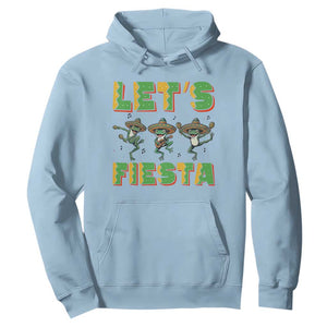 Funny Mariachi Frog Guitar Fiesta Hoodie Cinco De Mayo Gift TS12 Light Blue Print Your Wear
