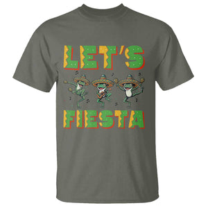 Funny Mariachi Frog Guitar Fiesta T Shirt Cinco De Mayo Gift TS12 Military Green Print Your Wear