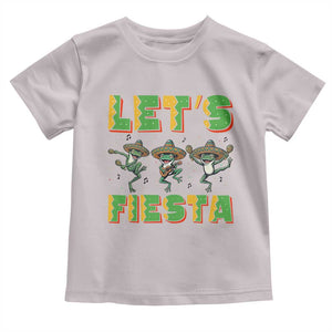 Funny Mariachi Frog Guitar Fiesta Toddler T Shirt Cinco De Mayo Gift TS12 Ice Gray Print Your Wear