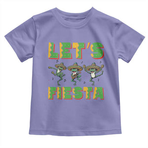 Funny Mariachi Frog Guitar Fiesta Toddler T Shirt Cinco De Mayo Gift TS12 Violet Print Your Wear