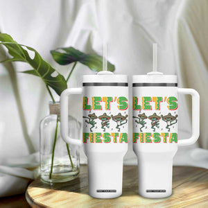 Funny Mariachi Frog Guitar Fiesta Tumbler With Handle Cinco De Mayo Gift TS12 Print Your Wear