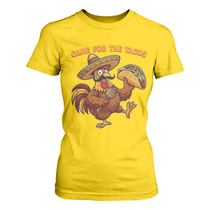 Funny Cinco De Mayo Chicken T Shirt For Women Came For The Tacos TS12 Daisy Print Your Wear
