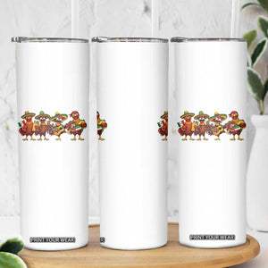 Funny Cinco De Mayo Chicken Squad Skinny Tumbler Mexican Party Celebration Gift TS12 Print Your Wear