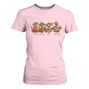 Funny Cinco De Mayo Chicken Squad T Shirt For Women Mexican Party Celebration Gift TS12 Light Pink Print Your Wear