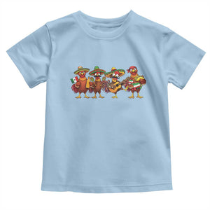 Funny Cinco De Mayo Chicken Squad Toddler T Shirt Mexican Party Celebration Gift TS12 Light Blue Print Your Wear
