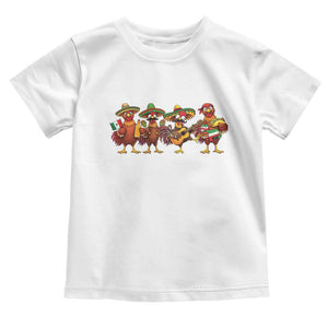 Funny Cinco De Mayo Chicken Squad Toddler T Shirt Mexican Party Celebration Gift TS12 White Print Your Wear
