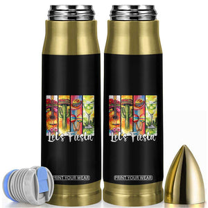 Lets Fiesta Bullet Tumbler Funny Cinco De Mayo Party Celebration TS12 Black Print Your Wear