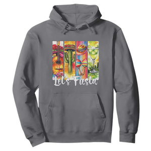 Lets Fiesta Hoodie Funny Cinco De Mayo Party Celebration TS12 Charcoal Print Your Wear