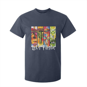 Lets Fiesta T Shirt For Kid Funny Cinco De Mayo Party Celebration TS12 Navy Print Your Wear