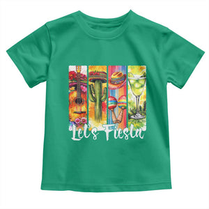 Lets Fiesta Toddler T Shirt Funny Cinco De Mayo Party Celebration TS12 Irish Green Print Your Wear