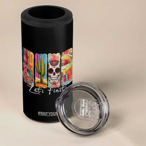 Cinco De Mayo Lets Fiest 4 in 1 Can Cooler Tumbler Funny Mexican Party Gift TS12 Print Your Wear