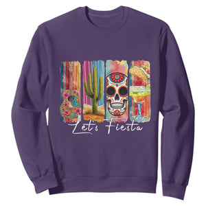 Cinco De Mayo Lets Fiest Sweatshirt Funny Mexican Party Gift TS12 Purple Print Your Wear
