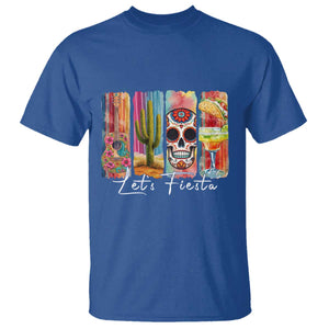 Cinco De Mayo Lets Fiest T Shirt Funny Mexican Party Gift TS12 Royal Blue Print Your Wear