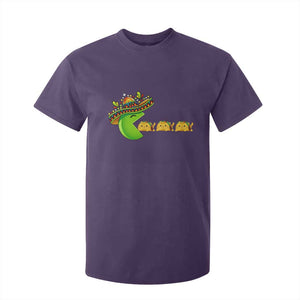 Cinco De Mayo Retro Game T Shirt For Kid Funny Sombrero Character Chasing Taco Cat TS12 Purple Print Your Wear