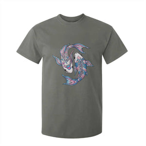 Transgender Ally Koi Fish T Shirt For Kid Funny Japanese Art Graphic