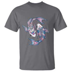 Transgender Ally Koi Fish T Shirt Funny Japanese Art Graphic