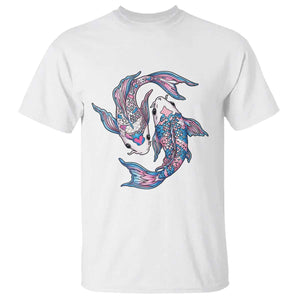 Transgender Ally Koi Fish T Shirt Funny Japanese Art Graphic