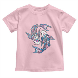 Transgender Ally Koi Fish Toddler T Shirt Funny Japanese Art Graphic TS12 Light Pink Print Your Wear