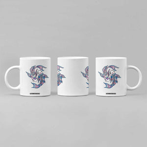 Transgender Ally Koi Fish Coffee Mug Funny Japanese Art Graphic