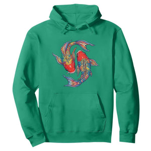 Rainbow Koi Fish LGBTQ Pride Hoodie Colorful Japanese Carp TS12 Irish Green Print Your Wear