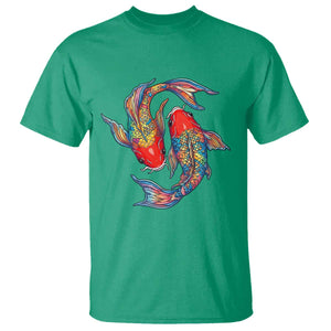 Rainbow Koi Fish LGBTQ Pride T Shirt Colorful Japanese Carp TS12 Irish Green Print Your Wear