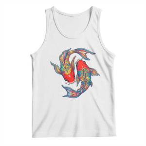 Rainbow Koi Fish LGBTQ Pride Tank Top Colorful Japanese Carp