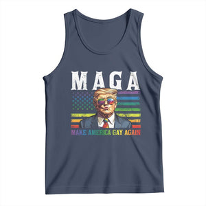 Make America Gay Again Tank Top LGBTQ Political Satire
