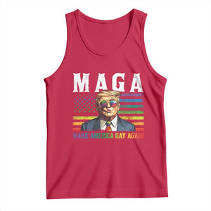 Make America Gay Again Tank Top LGBTQ Political Satire