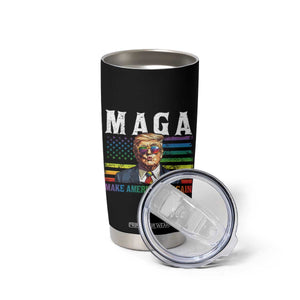 Make America Gay Again Tumbler Cup LGBTQ Political Satire