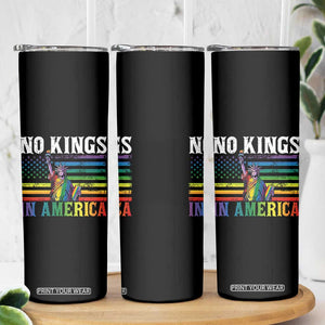 No Kings In America LGBT Pride Skinny Tumbler Anti Authoritarian Political TS12 Print Your Wear