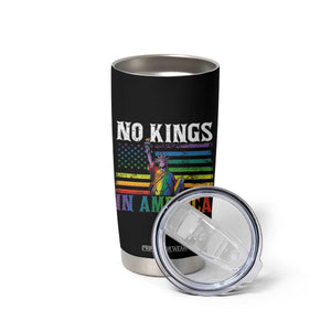 No Kings In America LGBT Pride Tumbler Cup Anti Authoritarian Political TS12 Print Your Wear