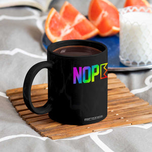 Nope No Kings Graphic Coffee Mug Humorous Political Gift TS12 Print Your Wear